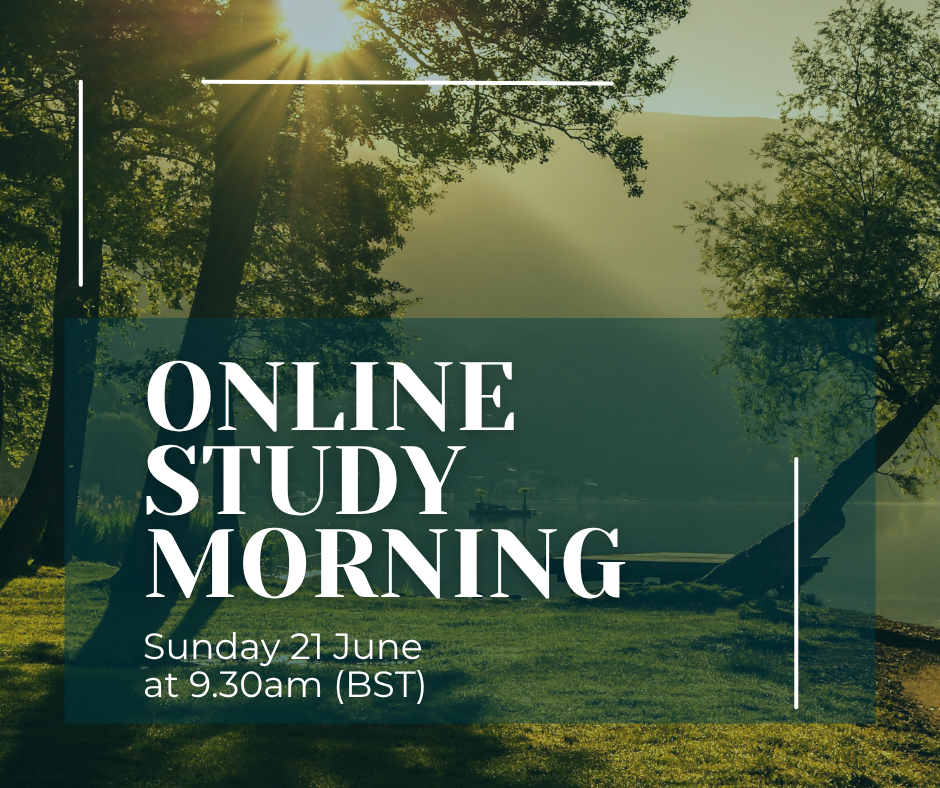 Online study morning poster
